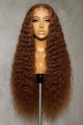Brown Deep Wave 13x4 HD Lace Frontal Wig | 220% Density Human Hair Wig