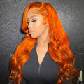 350 Ginger Body Wave 13x4 HD Lace Frontal Wig | 250% Density Human Hair Wig