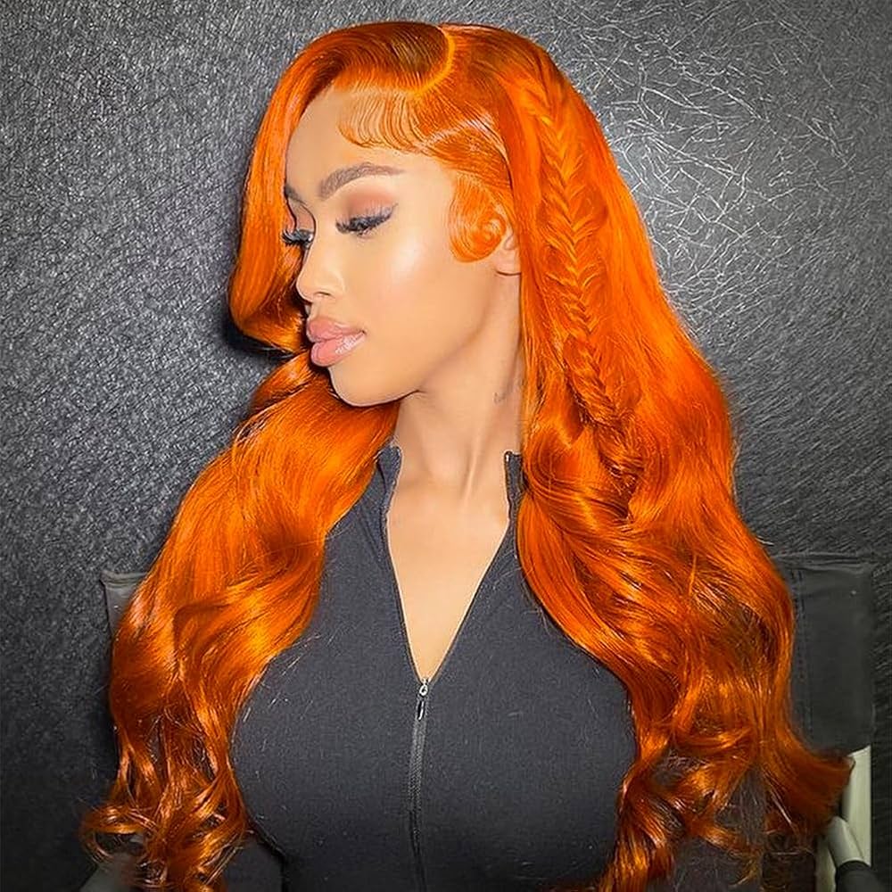 350 Ginger Body Wave 13x4 HD Lace Frontal Wig | 250% Density Human Hair Wig
