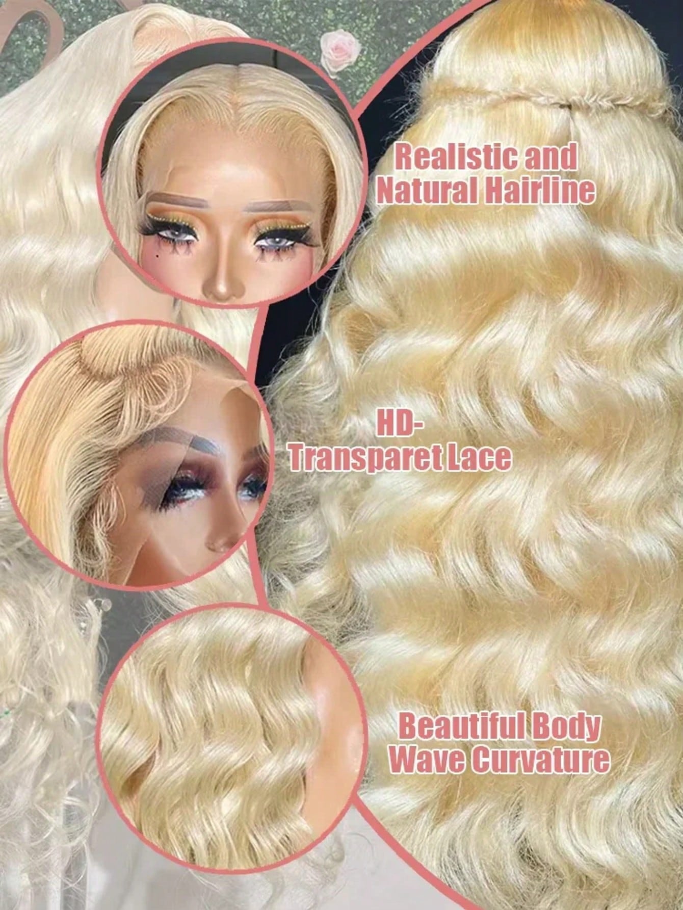 613 Blonde Body Wave 13x4 HD Lace Frontal Wig | 250% Density Human Hair Wig | Lilluxe Hair