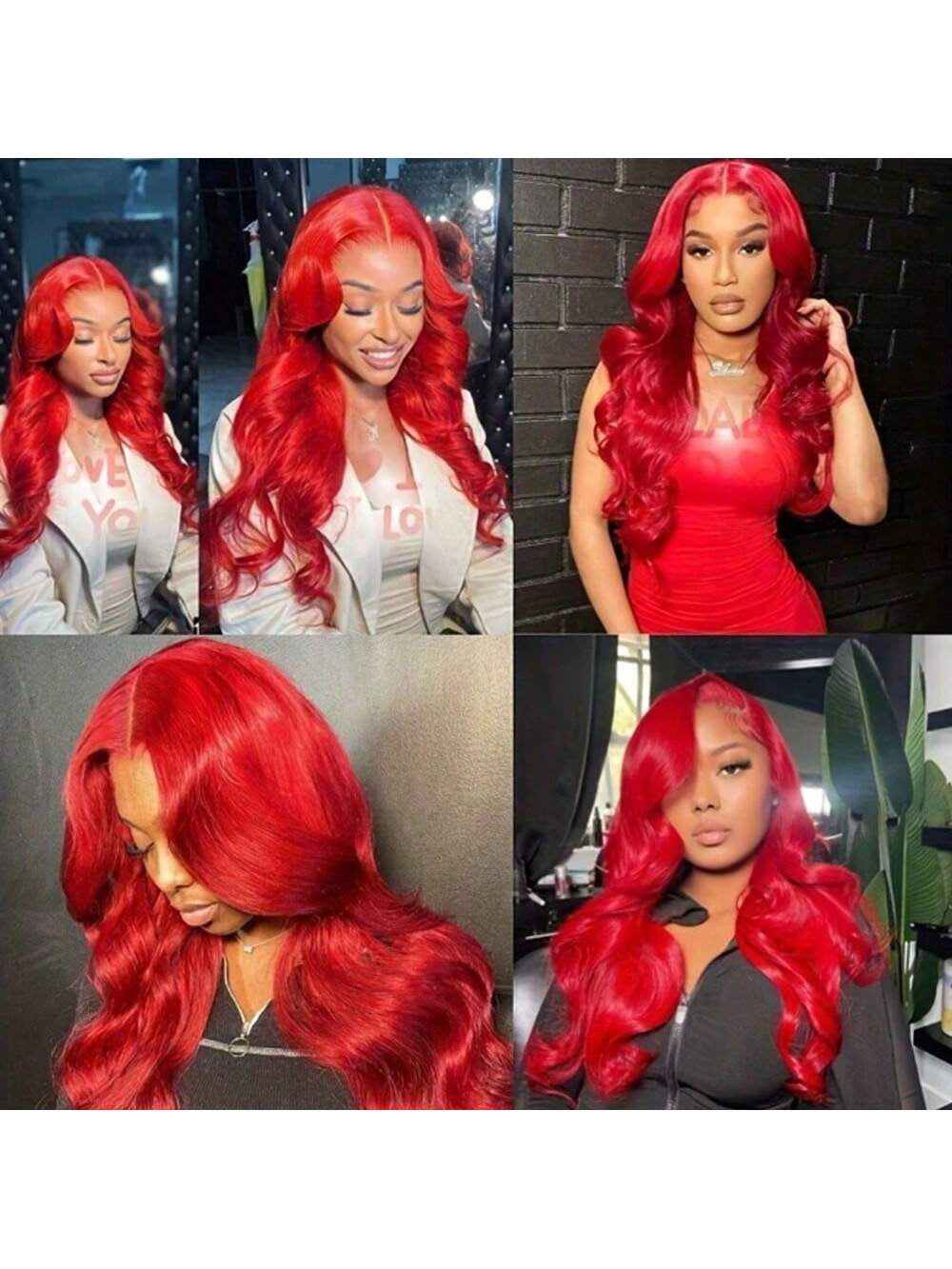 Ruby Red Body Wave 13x4 HD Lace Frontal Wig | 250% Density Human Hair Wig | Lilluxe Hair