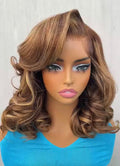 Honey Blonde Glueless Body Wave Bob Wig | 150% Density HD Lace Human Hair Wig | Pre-Plucked Wear & Go