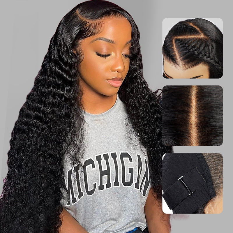 Deep Wave 13x6 HD Lace Frontal Wig | 220% Density Human Hair Wig